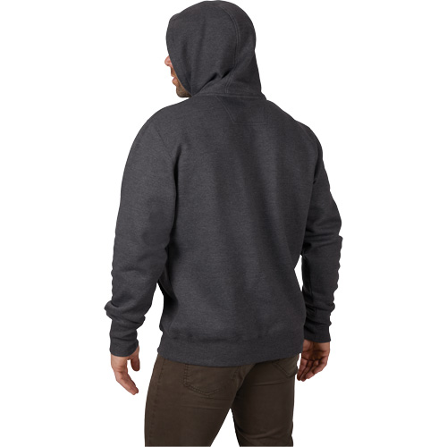 Heavy-Duty Pullover Hoodie, Men's, Small, Grey M & M Nord Ouest Inc