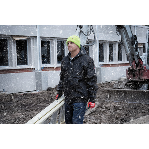 Tuque &agrave; revers haute visibilit&eacute;, Taille unique, Vert M & M Nord Ouest Inc