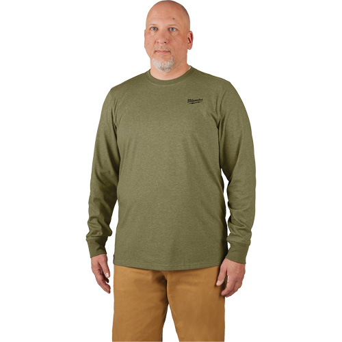 Hybrid Work Tee Shirt, Men's, Small, Green M & M Nord Ouest Inc