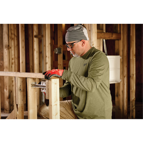 Hybrid Work Tee Shirt, Men's, Small, Green M & M Nord Ouest Inc