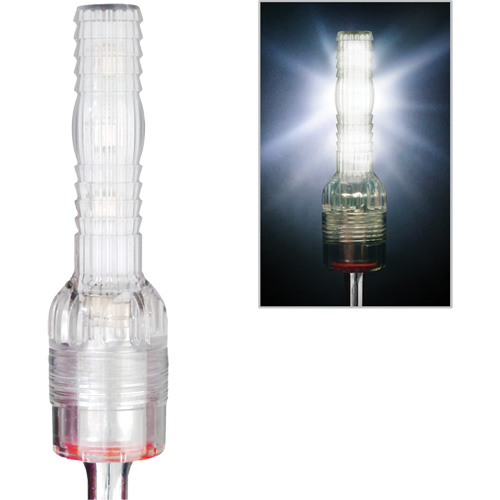 Tige de s&eacute;curit&eacute; de s&eacute;rie lourde avec lumi&egrave;re clignotante Safety Whip M & M Nord Ouest Inc