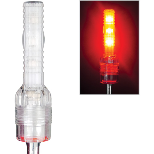 Tige de s&eacute;curit&eacute; avec lumi&egrave;re robuste Safety Whip M & M Nord Ouest Inc