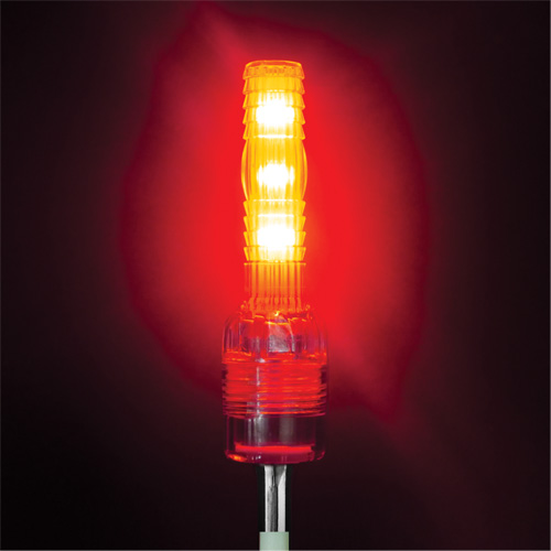 Tige de s&eacute;curit&eacute; avec lumi&egrave;re robuste Safety Whip M & M Nord Ouest Inc