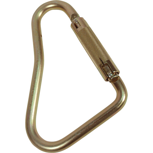 Offset D-Shaped Carabiner, Steel, 5000 lbs Capacity M & M Nord Ouest Inc