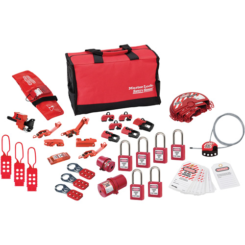 Premier Lockout Kit with Zenex Thermoplastic Locks, Electrical/Valve Kit, 34 Components M & M Nord Ouest Inc