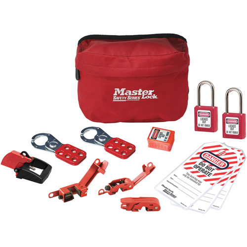 Standard Lockout Kit with Zenex Thermoplastic Locks, Electrical Kit, 13 Components M & M Nord Ouest Inc