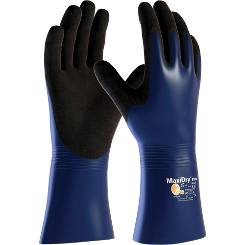 ATG MaxiDry&reg; Plus Chemical & Cut Resistant Gloves, Large, Nitrile Coating, Nylon/Elastane Shell M & M Nord Ouest Inc