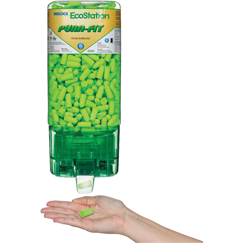 Pura-Fit Earplugs TouchFree EcoStation&reg; Dispenser Starter Kit M & M Nord Ouest Inc