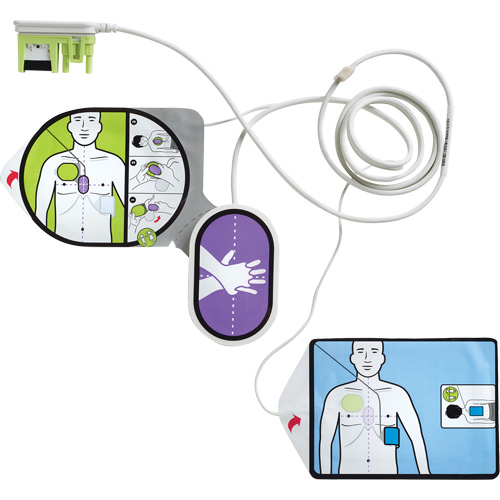 &eacute;lectrodes RCR pour adultes & enfants Uni-Padz, Zoll AED 3 Pour, Classe 4 M & M Nord Ouest Inc