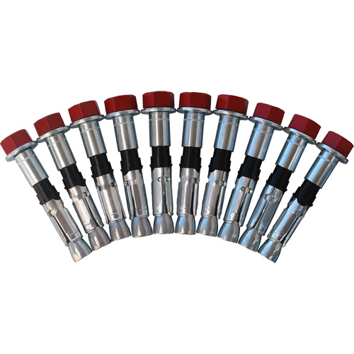 Jeu de boulons de rechange pour ancrages &agrave; anneau en D pour b&eacute;ton, Boulonn&eacute;, Usage Permanent/Temporaire M & M Nord Ouest Inc