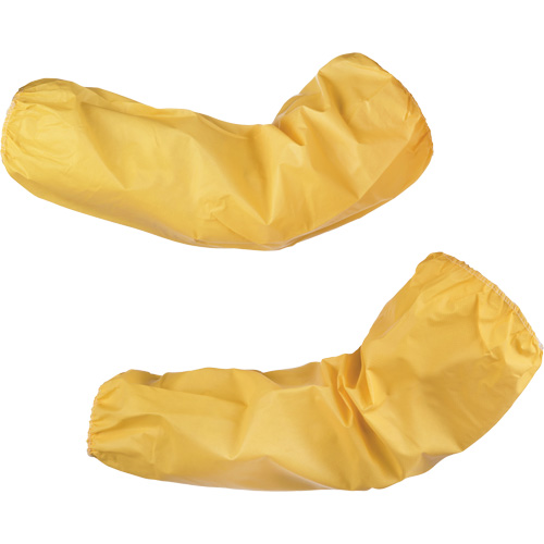 Manchons jetables niveau 1 ChemMax, Longueur de 18", Poly&eacute;thyl&egrave;ne/Polypropyl&egrave;ne, Jaune M & M Nord Ouest Inc