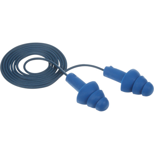 E-A-R Ultrafit Premolded Earplugs, Corded, One-Size, Bulk - Polybag, NRR 25 dB NRR dB M & M Nord Ouest Inc