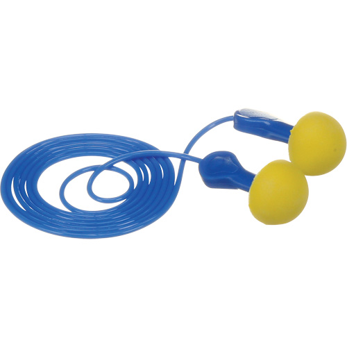 Bouchons d'oreilles rapides de style capsule E-A-R, Avec cordon, Vrac - Sachet coussin, 25 dB NRR, Taille unique M & M Nord Ouest Inc