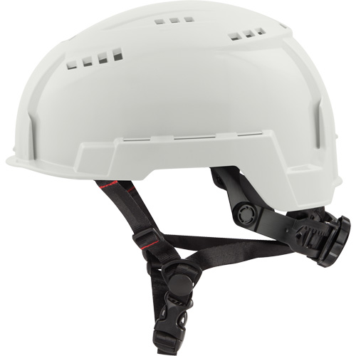 Helmet with Bolt Headlamp Mount, Ratchet Suspension M & M Nord Ouest Inc
