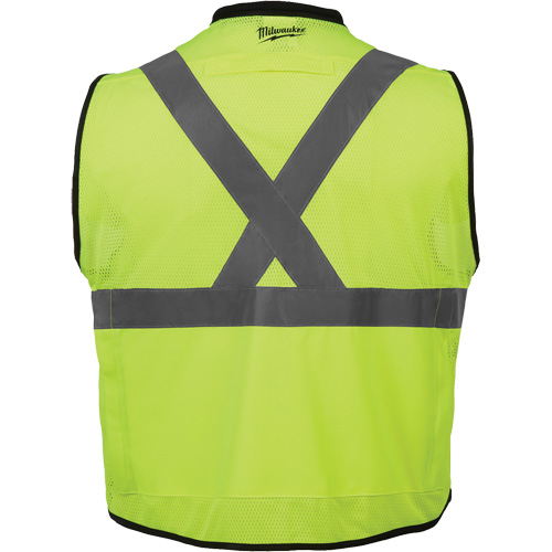 Performance Safety Vest, High Visibility Lime-Yellow, 4X-Large/5X-Large M & M Nord Ouest Inc