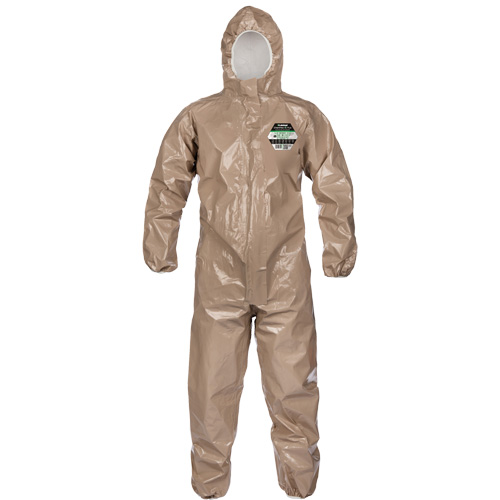 Coveralls, ChemMax 4 Plus, Large, Brown M & M Nord Ouest Inc