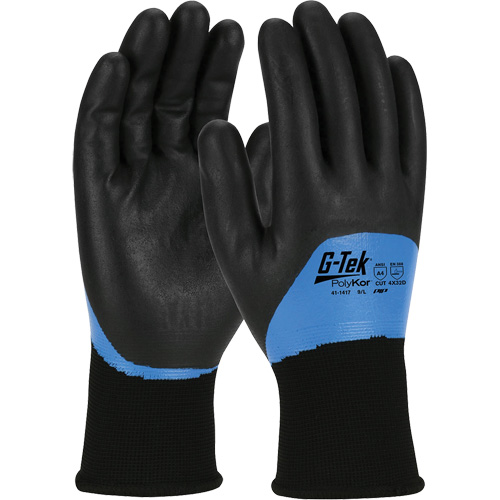 Gants isol&eacute;s r&eacute;sistants aux coupures G-Tek PolyKor, Taille Petit, Calibre 15, Rev&ecirc;tement Nitrile, Enveloppe en Fil technique, ANSI/ISEA 105 niveau 4 M & M Nord Ouest Inc