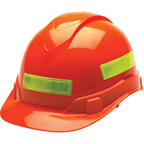 Autocollants r&eacute;fl&eacute;chissants vert lime pour casque M & M Nord Ouest Inc