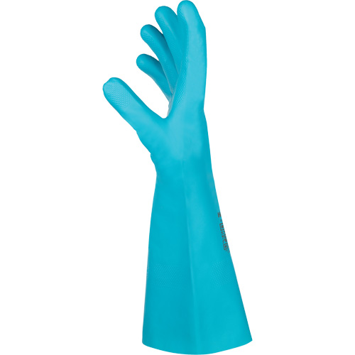 Gants chimiques Flextril, Taille 7, 12,5" lo, Nitrile, Doublure en Nylon M & M Nord Ouest Inc