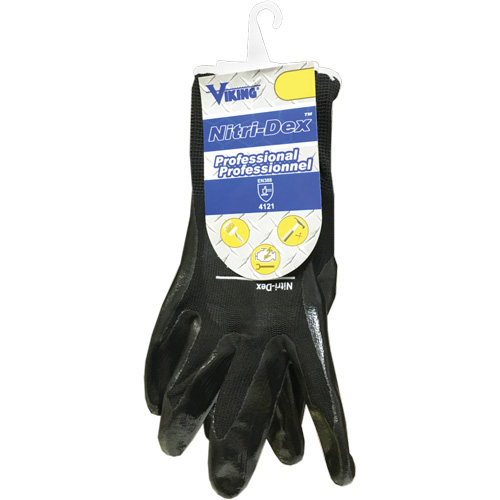 Gants de travail Nitri-Dex, Taille 7, Rev&ecirc;tement Nitrile, Enveloppe en Polyester, EN 388 niveau 1 M & M Nord Ouest Inc
