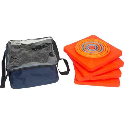 Collapsible Traffic Cone, 28" H, Orange M & M Nord Ouest Inc