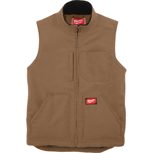 Veste doubl&eacute;e en sherpa ultra-r&eacute;sistante, Hommes, Petit, Brun M & M Nord Ouest Inc