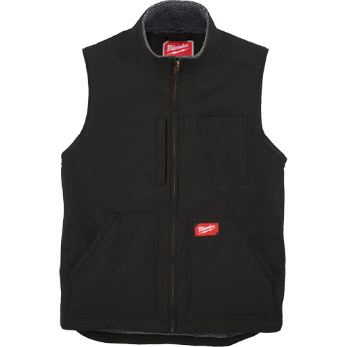 Heavy-Duty Sherpa-Lined Vest, Men's, Small, Black M & M Nord Ouest Inc