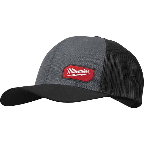 Gridiron Snapback Trucker Hat, Grey, Nylon/Poly-Cotton M & M Nord Ouest Inc