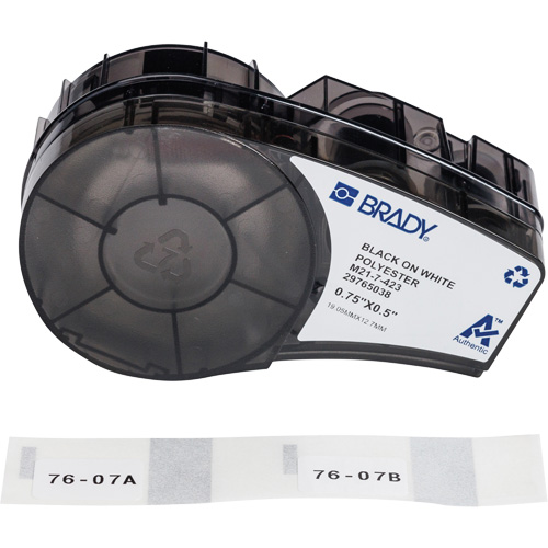 Harsh Environment Multi-Purpose Labels with Ribbon, Black M & M Nord Ouest Inc