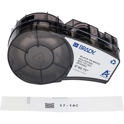 Harsh Environment Multi-Purpose Labels with Ribbon, Black M & M Nord Ouest Inc