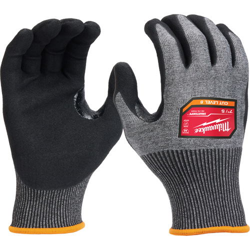 Gants enduits par trempage &agrave; dext&eacute;rit&eacute; &eacute;lev&eacute;e, Taille Petit, Calibre 18, Rev&ecirc;tement Nitrile, Enveloppe en Nylon/Poly&eacute;thyl&egrave;ne/Tungst&egrave;ne, ASTM ANSI niveau A8/EN 388 niveau F M & M Nord Ouest Inc
