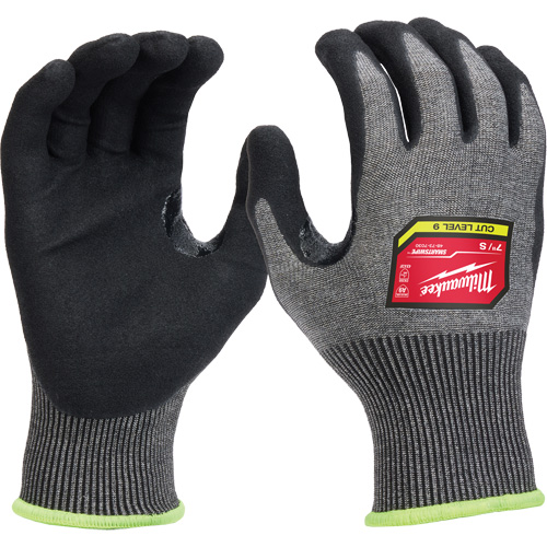 Gants enduits par trempage &agrave; dext&eacute;rit&eacute; &eacute;lev&eacute;e, Taille Petit, Calibre 18, Rev&ecirc;tement Nitrile, Enveloppe en Nylon/Poly&eacute;thyl&egrave;ne/Tungst&egrave;ne, ASTM ANSI niveau A9/EN 388 niveau F M & M Nord Ouest Inc