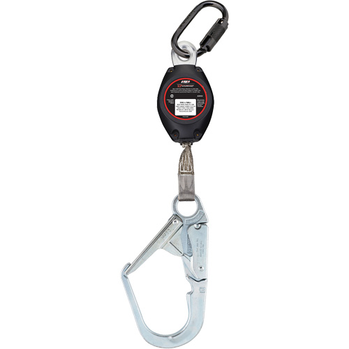 Dynamic Large Snap Hook Self-Retracting Lifeline, 7', Polyester, Swivel M & M Nord Ouest Inc