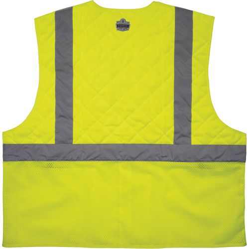 Veste de s&eacute;curit&eacute; refroidissante Chill-Its 6668, Petit, Jaune lime haute visibilit&eacute; M & M Nord Ouest Inc