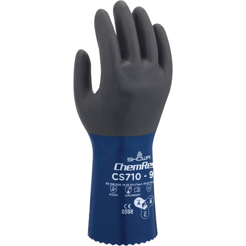 CS710 Chemical-Resistant Gloves, Size 7, 12" L, Polyester M & M Nord Ouest Inc