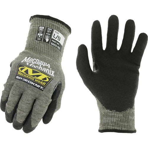 Gants de travail Speedknit, Taille 7, Calibre 13, Rev&ecirc;tement Ur&eacute;thane, Enveloppe en PEHP/Tungst&egrave;ne, ASTM ANSI niveau A9 M & M Nord Ouest Inc