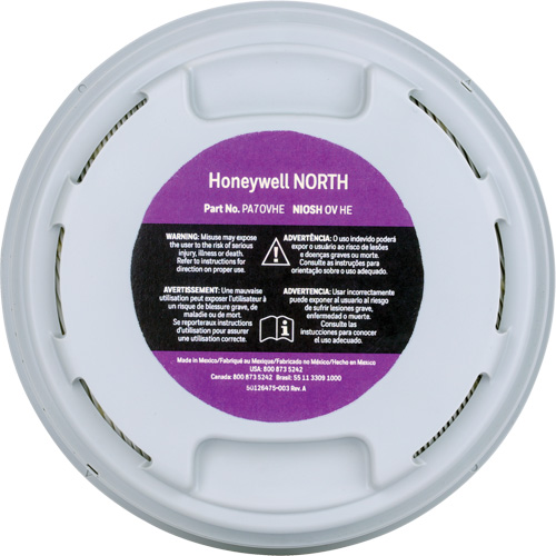 Cartouche filtre HEPA, Vapeur organique M & M Nord Ouest Inc