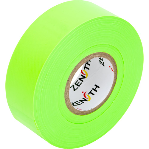 Flagging Tape, 1.1875" W x 164' L, Fluorescent Green M & M Nord Ouest Inc