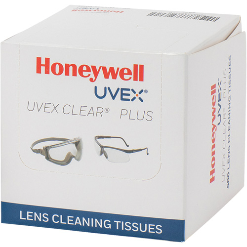 Serviette pour lentilles Uvex Clear Plus, 4,125" x 3,96" M & M Nord Ouest Inc