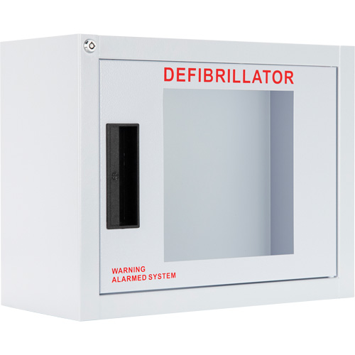 Standard Compact AED Cabinet with Alarm, Philips/Defibtech/Heartsine For, Non-Medical M & M Nord Ouest Inc