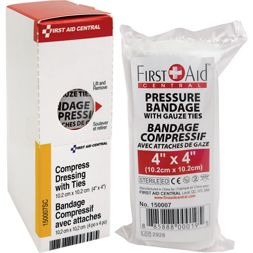 Recharge de bandages compressifs avec attaches SmartCompliance, 4" lo x 4" la M & M Nord Ouest Inc