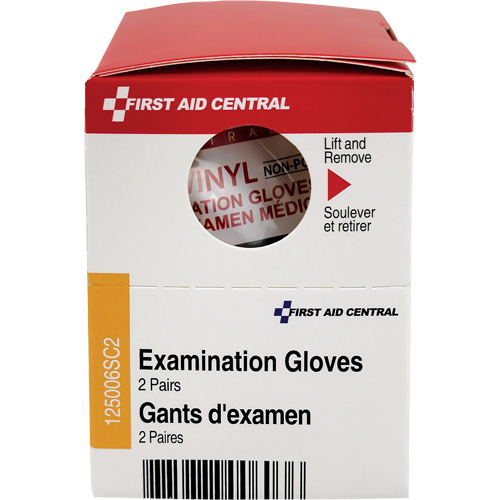 SmartCompliance&reg; Refill Examination Gloves, Vinyl, Powder-Free, Clear, Class 2 M & M Nord Ouest Inc