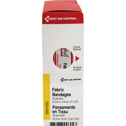Recharge de bandages adh&eacute;sifs SmartCompliance, Rectangulaire/carr&eacute;e, 3", Tissu, Non st&eacute;rile M & M Nord Ouest Inc