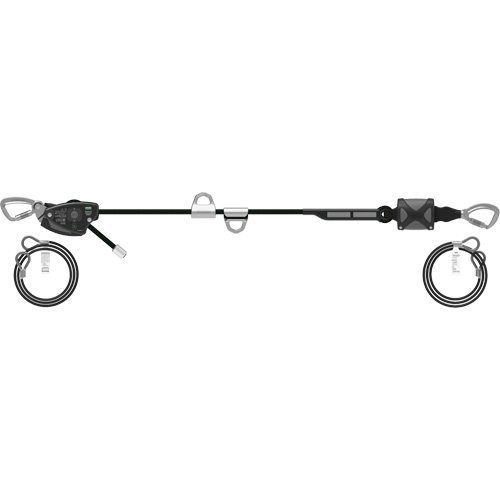 Corde de 60' pour ligne de vie temporaire horizontale, Corde d'alpinisme M & M Nord Ouest Inc