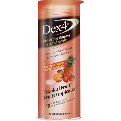 Comprim&eacute;s de glucose Dex4 Dynamic M & M Nord Ouest Inc