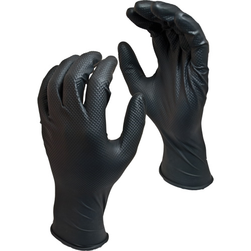 Green Monkey Biodegradable Disposable Gloves, Small, Nitrile, 8-mil, Powder-Free, Black M & M Nord Ouest Inc