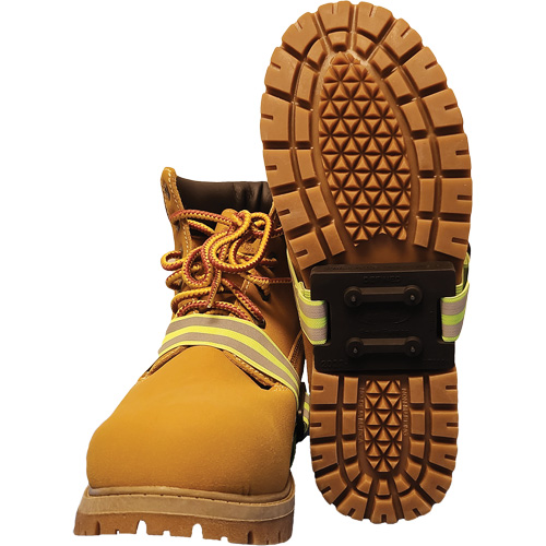 Icetred Mid-Sole Traction Device with Defined Heel, Rubber/Tungsten Carbide, Stud Traction, One Size M & M Nord Ouest Inc