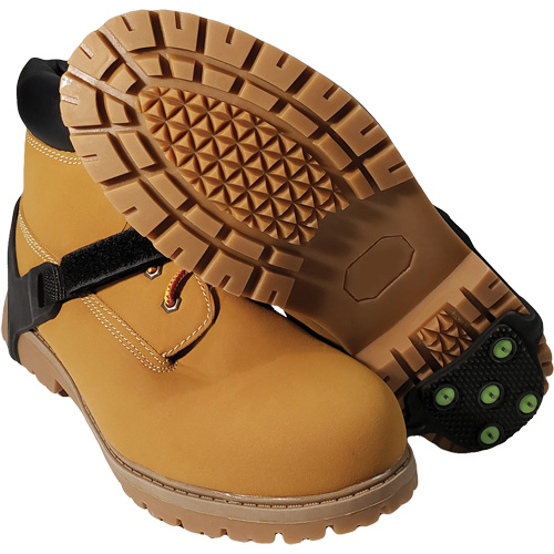 Dispositif de traction de talon Icetred, Caoutchouc/Carbure de tungst&egrave;ne, Traction Crampon, Taille unique M & M Nord Ouest Inc