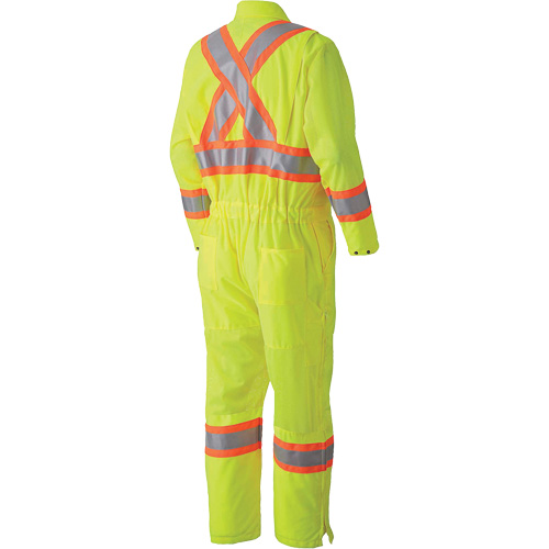 5999A Traffic Safety Coveralls, X-Small, High Visibility Lime-Yellow M & M Nord Ouest Inc