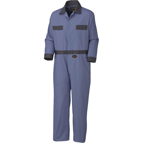 5133 Coveralls with Concealed Brass Buttons, Men's, Navy Blue, Size 36 M & M Nord Ouest Inc